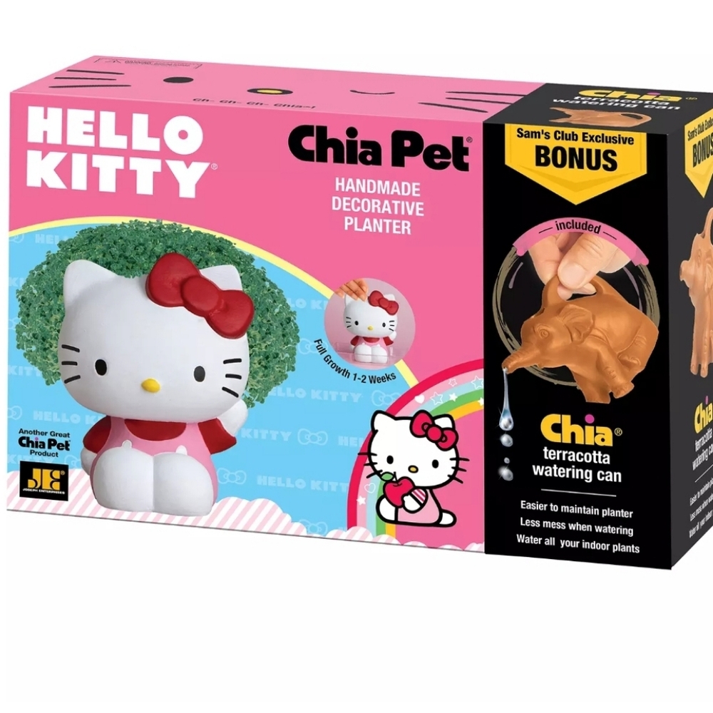 Hello Kitty Chia Pet Planter NIB
